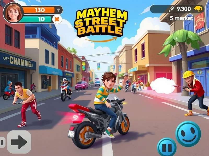 Mayhem Street Battle Gameplay Screenshot